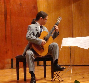 David Fernandez. Recital en el Museo de Antropologia de Xalapa