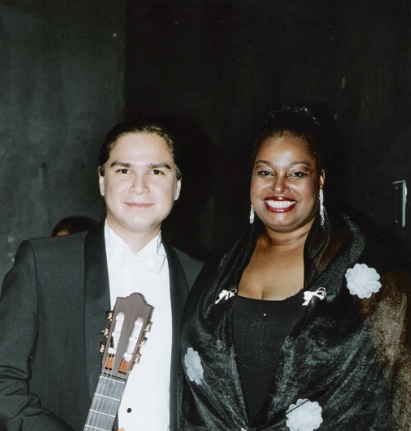 David Fernandez y la soprano Jonita Lattimore